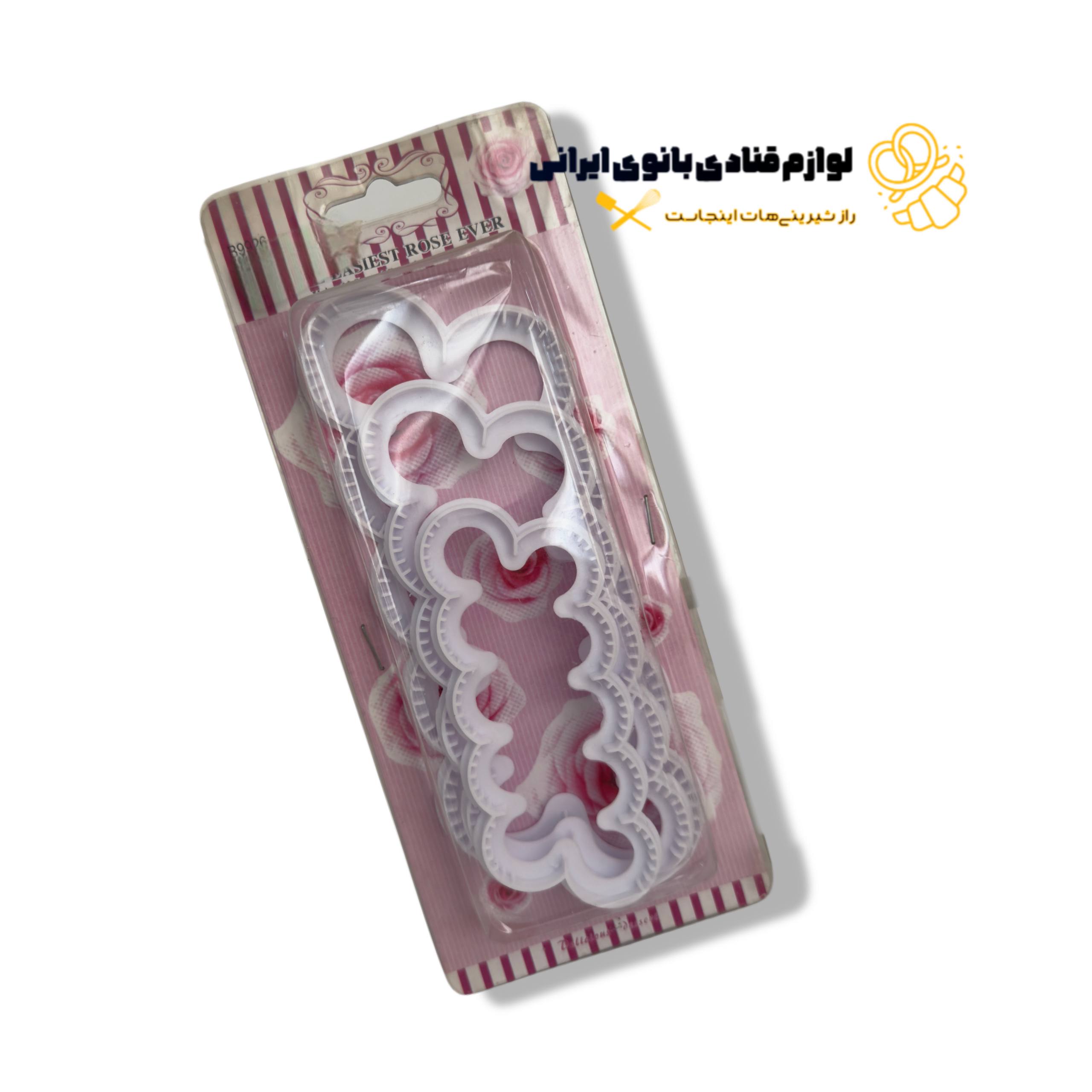 کاتر گل رز ابری 3 عددی