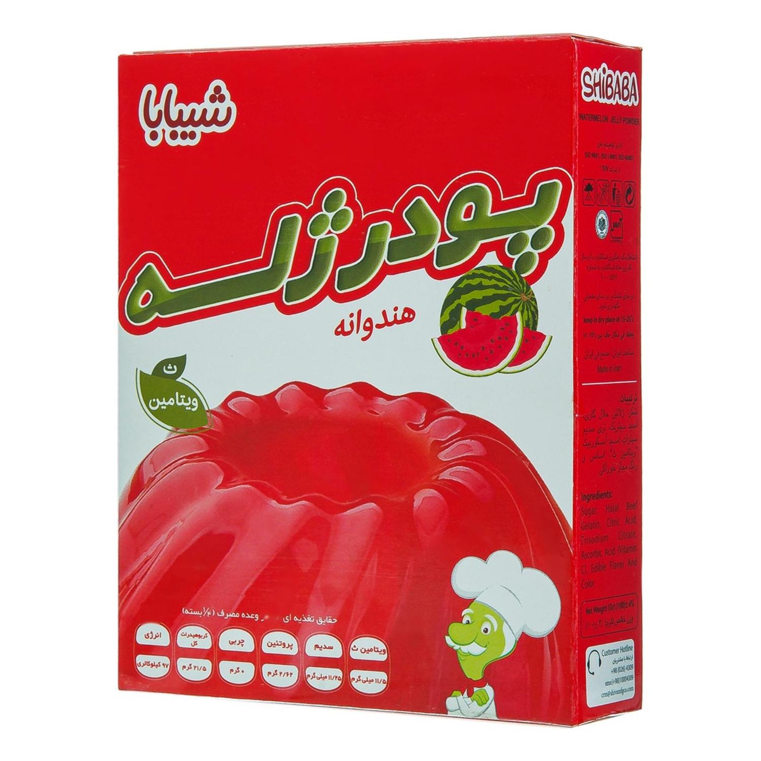 پودر ژله و دسر شیبابا